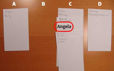 Angela's card