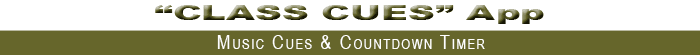 Class Cues App