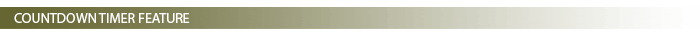 Countdown Timer feature