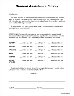 Student Assistance Survey
