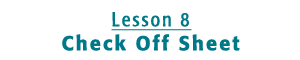 Lesson 8