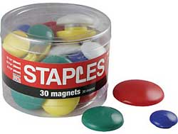 Magnetic buttons