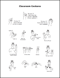 Classroom Gestures Insert