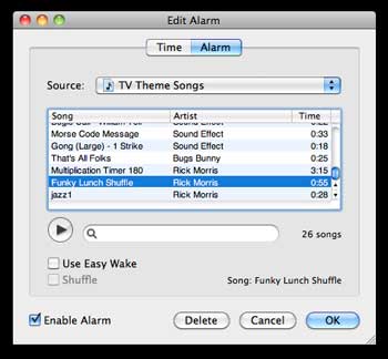 Choosing the song