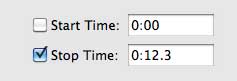 Adjust end time