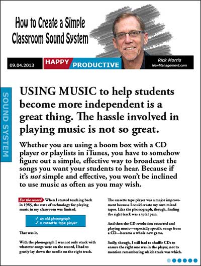 Classroom Sound System
