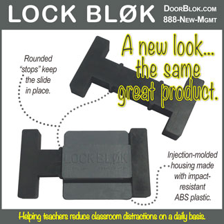 LOCK BLOK in closed position