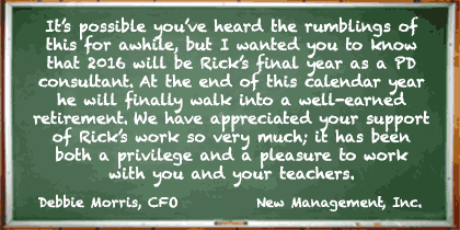 Retirement Notice