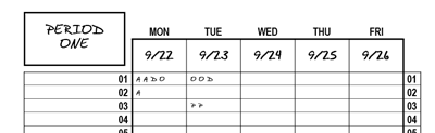 ADOPT Grade Sheet