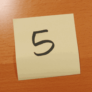 Team score post-it