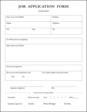 Job Application Form